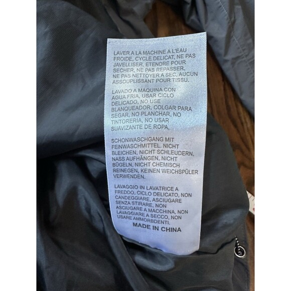 Little Donkey Andy Mens Rain Jacket Sz Medium Gray Full Zip Hooded Windbreaker - Picture 9 of 13